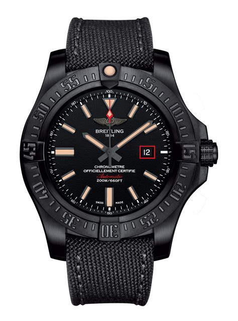 breitling super avenger black|breitling avenger blackbird 44.